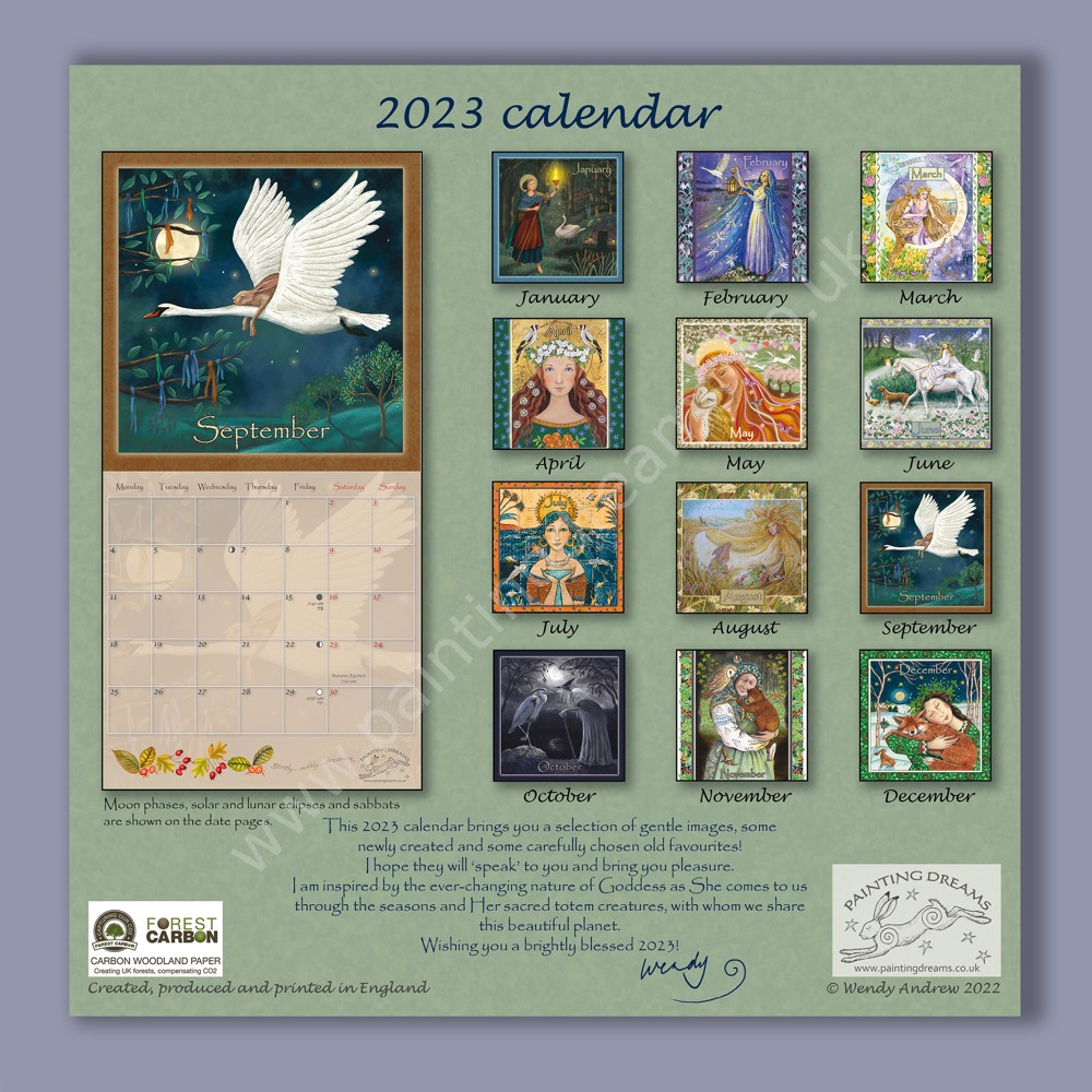 2023 Calendar Painting Dreams