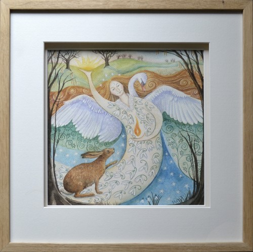 Imbolc Swan Maiden