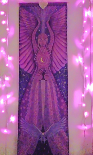 Sandra's Air Goddess wall hanging